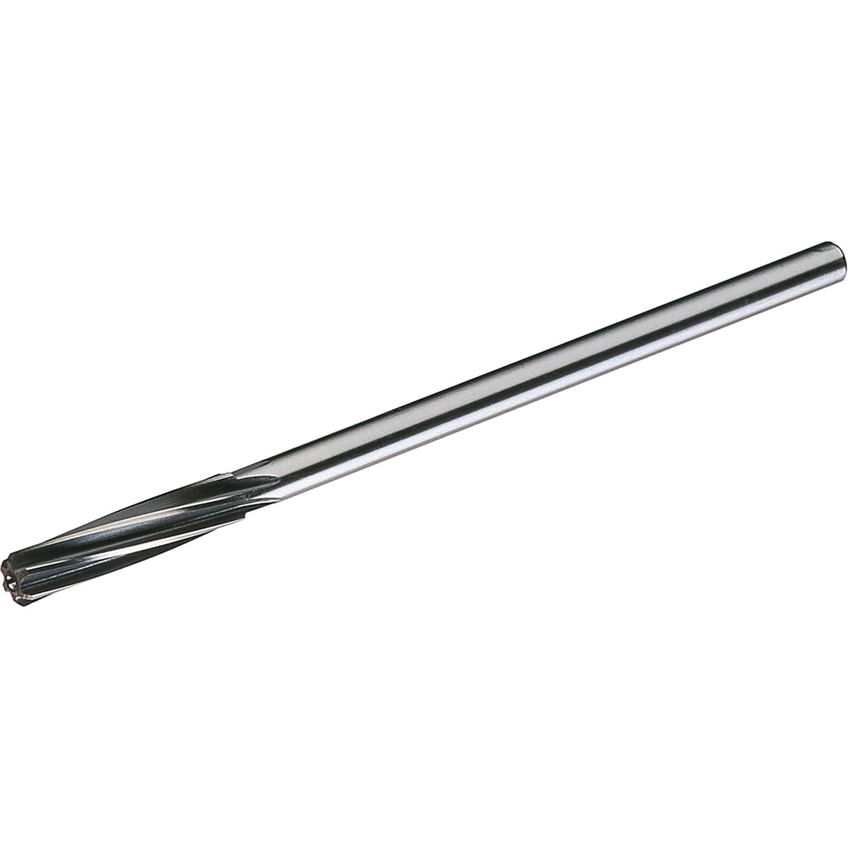 Bright Finish Chucking Reamers, 9/64", Spiral Flute, High Speed Steel, Straight Shank
