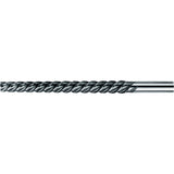 High Spiral Spirex® Taper Pin Reamer, #2 Drill, #2/O Reamer, Spiral Flute, High Speed Steel, Taper Shank