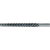 High Spiral Spirex® Taper Pin Reamer, #5 Drill, #5 Reamer, Spiral Flute, High Speed Steel, Taper Shank
