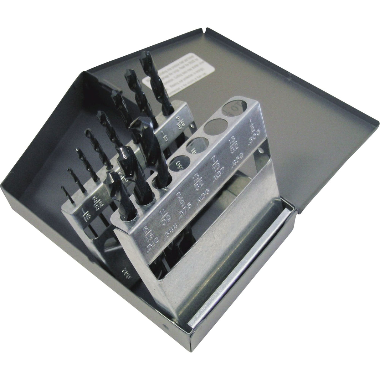 Drill Sets, 11 Pieces, High Speed Steel