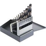 Drill Sets, 15 Pieces, High Speed Steel