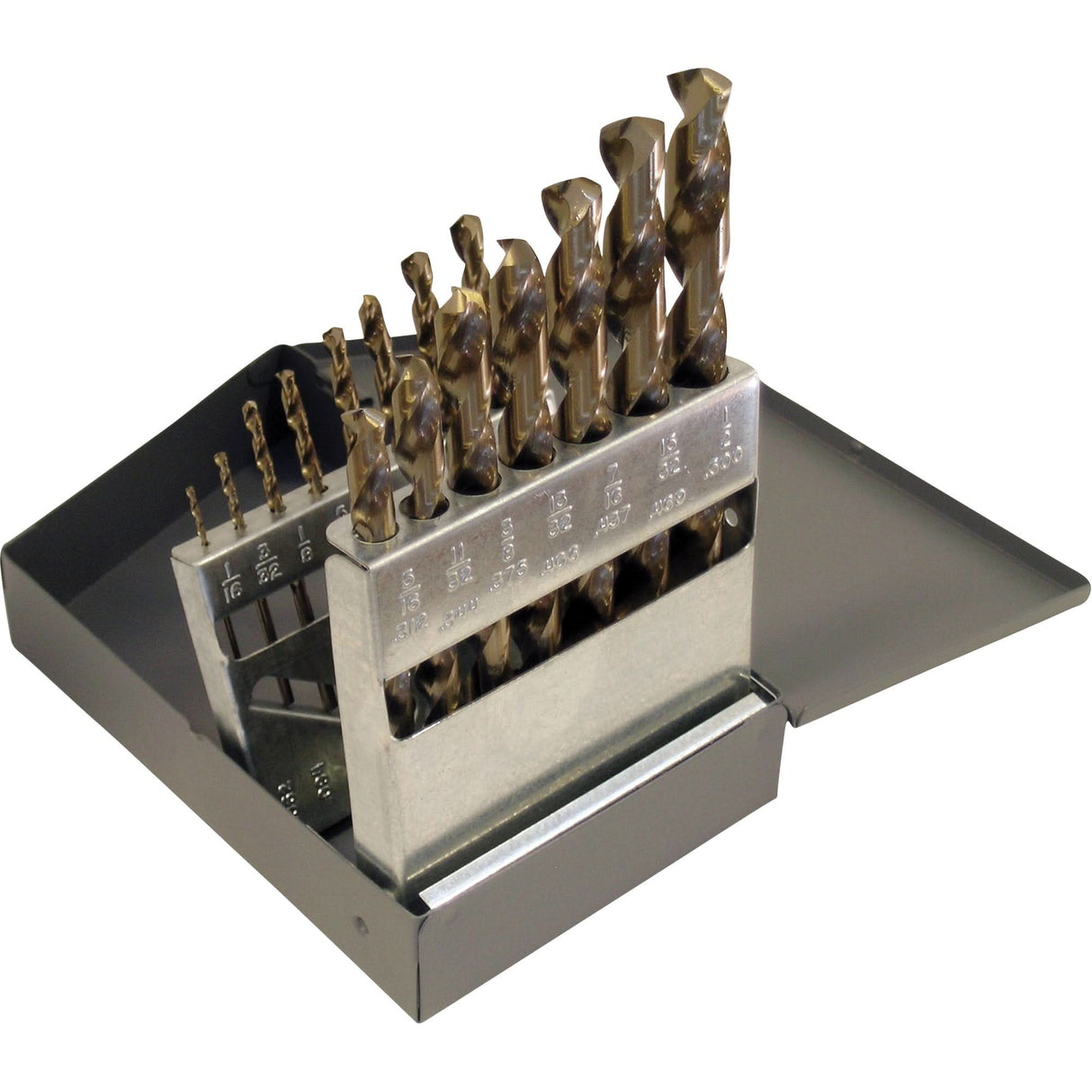 Drill Sets, 15 Pieces, Cobalt