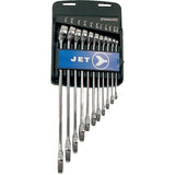 Fully Polished Long Pattern Combination Wrench Set, Combination, 11 Pieces, Imperial