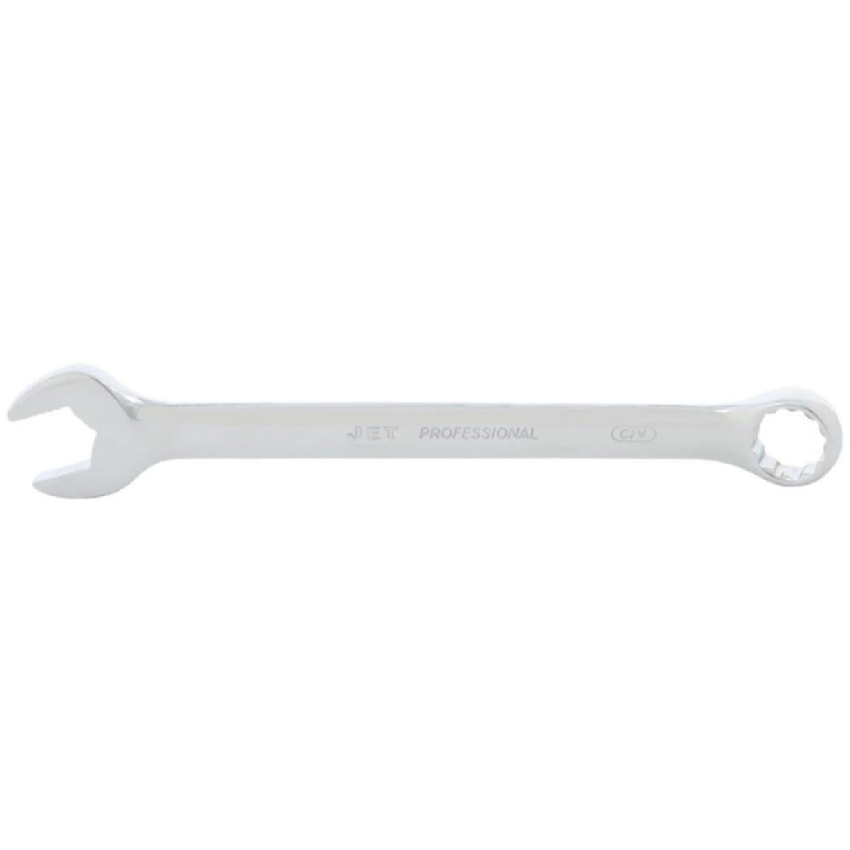 Long Pattern Fully Polished Combination Wrench, 19 mm, Chrome Finish