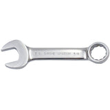 Fully Polished Stubby Combination Wrench, 12 Point, 11/16", Chrome Finish