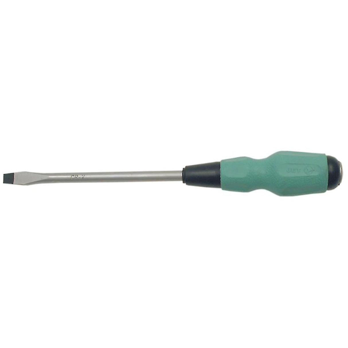 Slot TORQUE DRIVE® Screwdriver, #4 Tip, Round, 4" L, Cushion Grip Handle