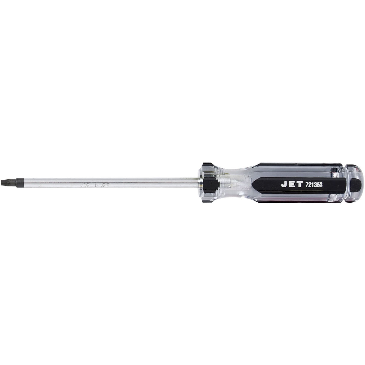 Square Jumbo Handle Screwdriver, #3 Tip, Round, 6" L, Plastic Handle