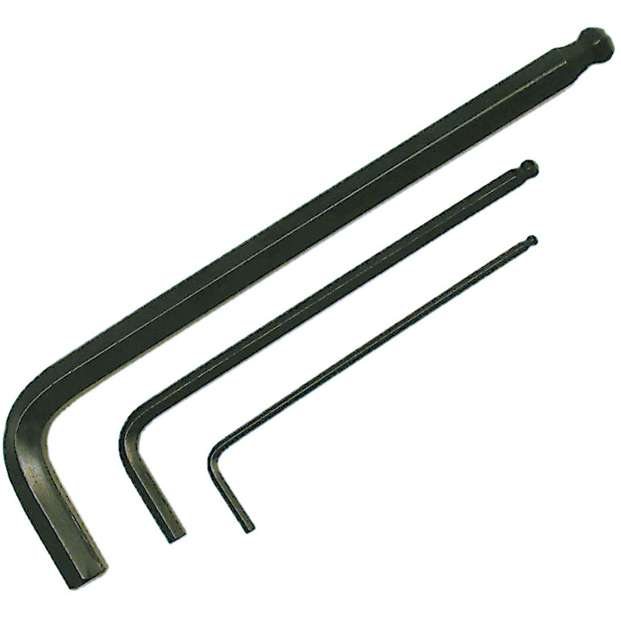 Long Arm Hex Key Wrench, Ball End, 8 mm x L Shape