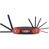 JFHK-9 Folding Hex Key Set, 9 Pcs., Imperial