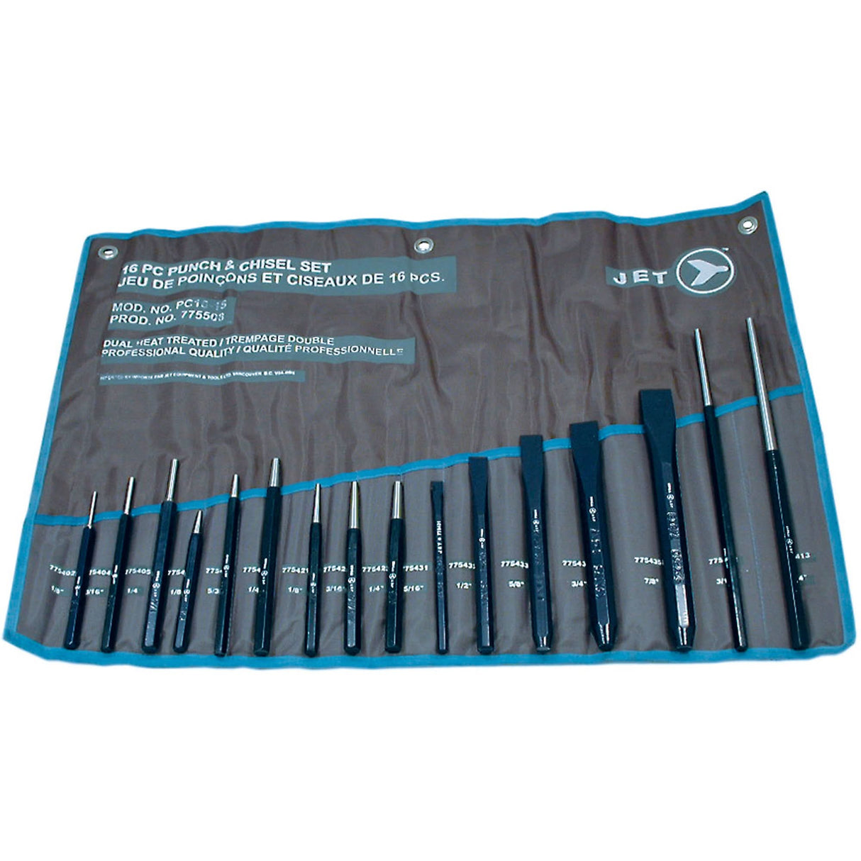 PC16-1S Punch & Chisel Set, 16 Pieces