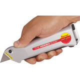 Hidden Edge® Knife, 19 mm, Steel, Aluminum Handle