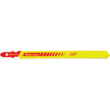 Unified Shank® Jig Saw Blades, Bi-Metal, 4" L, 10-14 TPI
