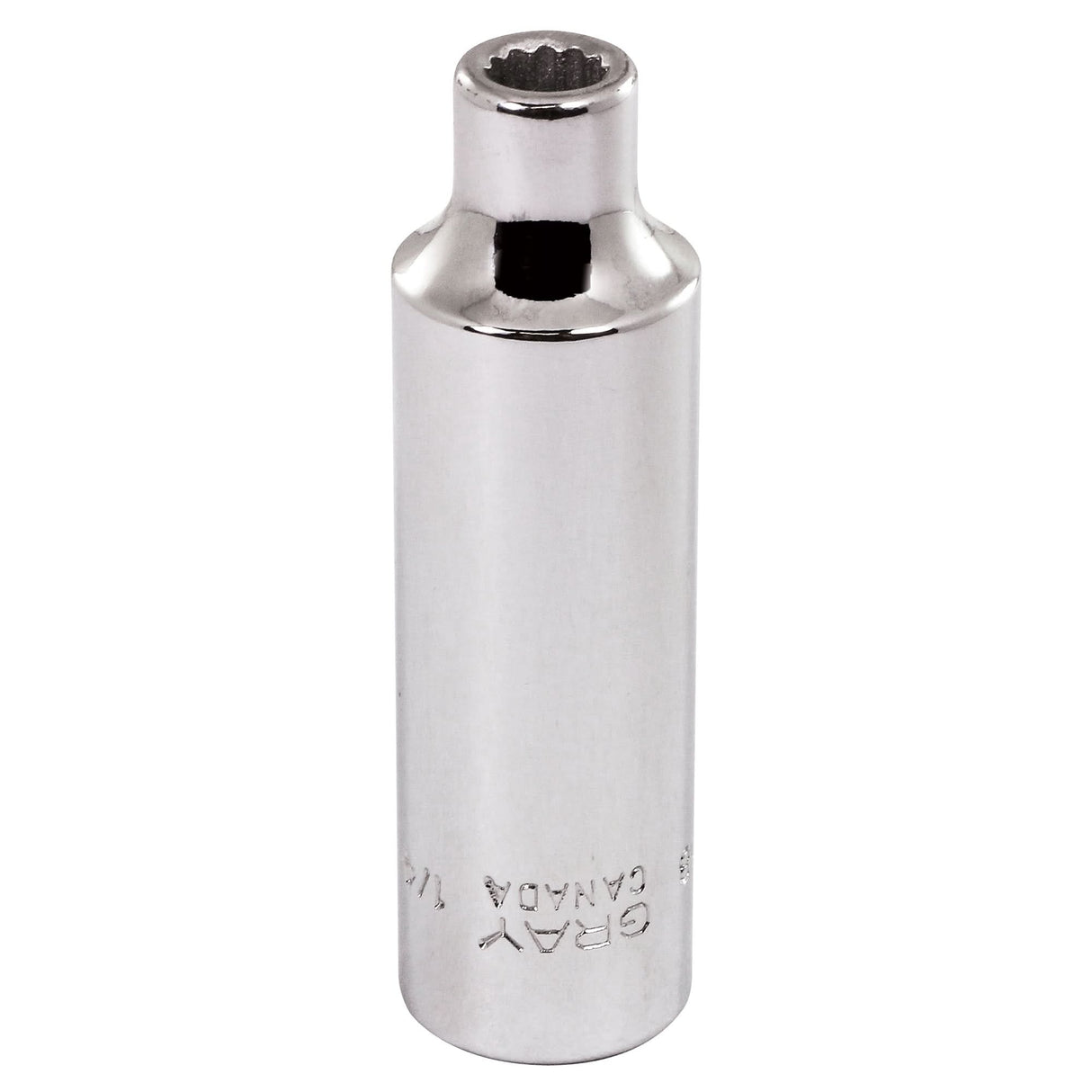 Socket, 1", 3/8" Drive, 12 Points, Deep