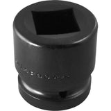 Black Socket, Impact, 1-1/8", 1" Drive, 4 Points