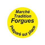 Étiquettes rondes, 1 ½" (1 COULEUR) 500