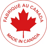Étiquettes rondes, avec inscription « Fabriqué au Canada » (500)