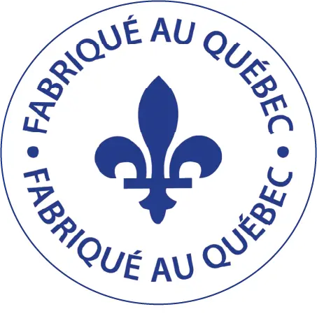 Étiquettes Fabriqué au Québec – Rouleau de 500 étiquettes rondes