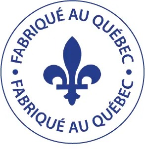 Étiquettes Fabriqué au Québec – Rouleau de 500 étiquettes rondes