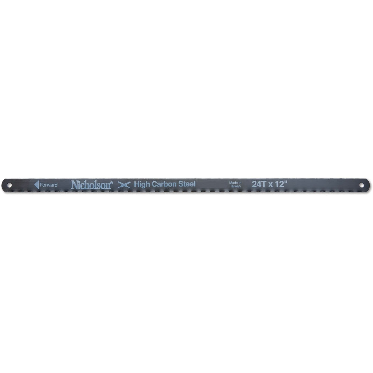 Replacement Shatterproof Hacksaw Blade, Carbon, 12" L, 18 TPI
