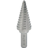 Progressive Step Drill, 1/4" - 3/8" , 1/8" Increments, High Speed Steel