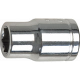 SAE Socket, 7/16", 1/4" Drive, 6 Points