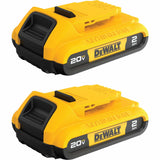 Max* Compact Batteries, Lithium-Ion, 20 V, 2 A