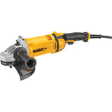 Large Angle Grinder with No Lock-On Switch, 9", 120 V, 15 A, 6500 RPM