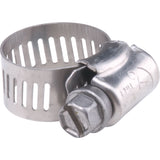 Stainless Steel Gear Clamp, Min Dia. 4-1/2", Max Dia. 6-1/2"