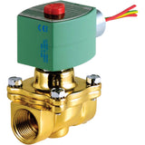 2-Way Pilot Operated Solenoid Valves, 3/8" Pipe, 135 PSI