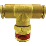 P.T.C. Swivel Male Branch Tees, Brass, 1/8"
