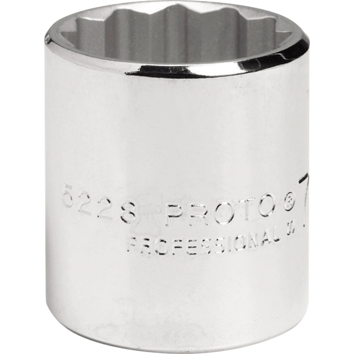 SAE Socket, 7/16", 3/8" Drive, 12 Points