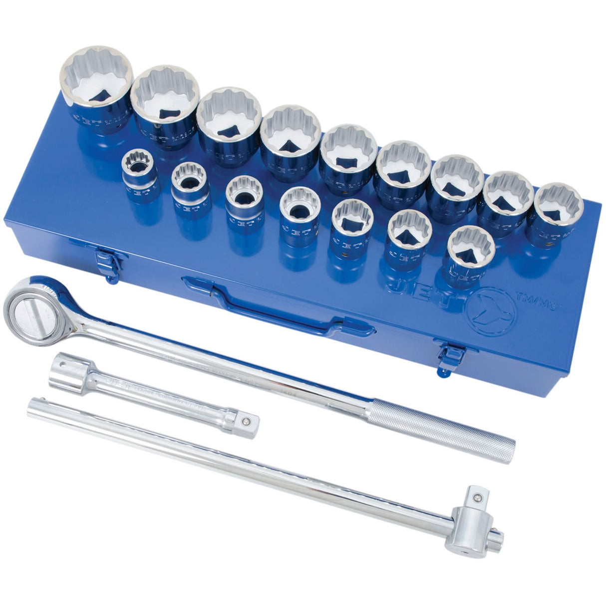 SW7521 12-Point SAE Socket & Socket Wrench Set, 21 Pcs, 3/4" Drive Size