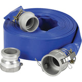 Lay-Flat Discharge Hose Kit for Water Pump, 3" x 600"