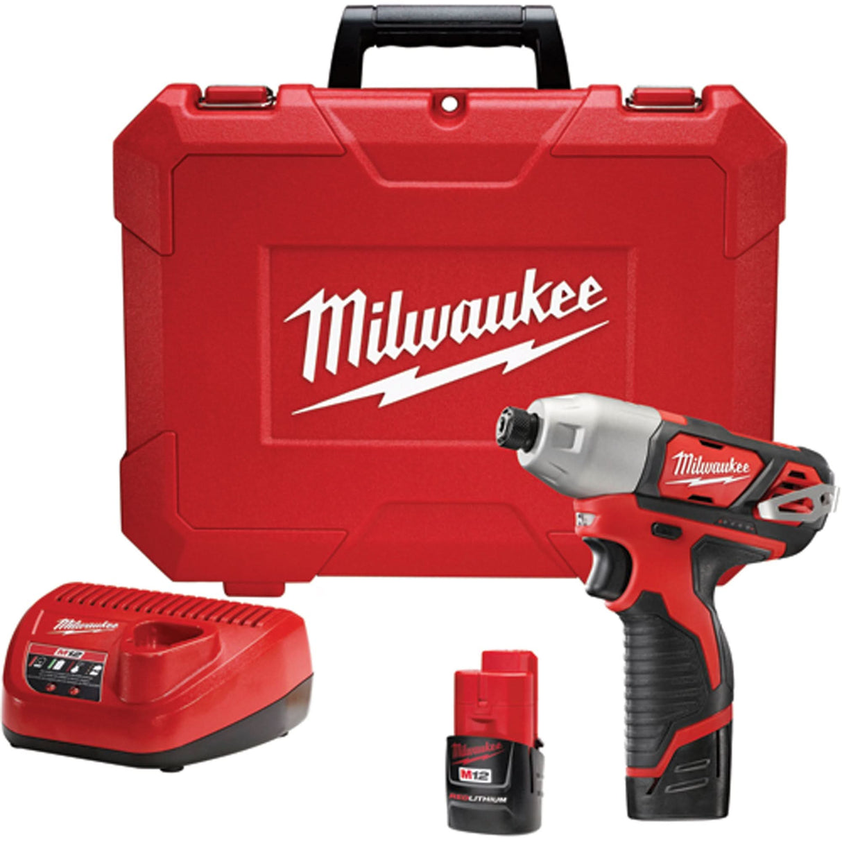 M12™ 1/4" Hex Impact Driver Kit, 1/4", 1000 in-lbs Max. Torque, 12 V, Lithium-Ion