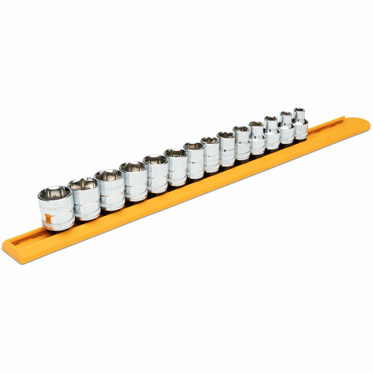 6-Point Metric Socket Set, 14 Pcs, 3/8" Drive Size