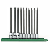 Long Bit Socket Set, Torx®, 1/4"/3/8" Drive, 10 Pcs