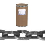 Campbell® Proof Coil Chain, Low Carbon Steel, 3/16" x 1000' (304.8 m) L, Grade 30, 800 lbs. (0.4 tons) Load Capacity