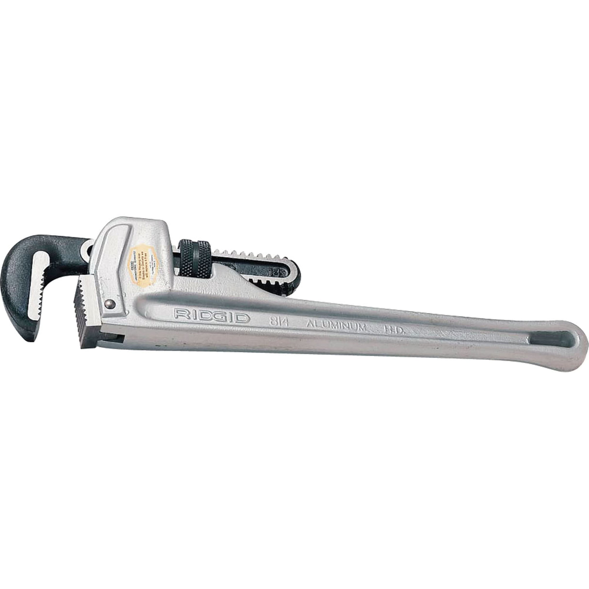 Straight Pipe Wrench, 2" Jaw Capacity, 14" Long