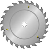 Industrial Saw Blade - Ripping, 10", 24 Teeth, Wood Use