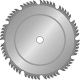 Industrial Saw Blades - Combination Multi-Purpose, 12", 60 Teeth, Wood Use