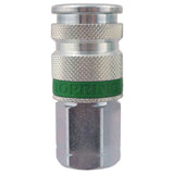 Quiksilver Ultraflo 1/4" Female Interchange Coupler, Steel