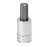 Hex Bit Socket, 1/16" x 1-17/32" L, 1/4" Drive