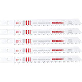 Jigsaw Blades, Bi-Metal, U-Shank, 4" L, 10 TPI