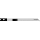 Jigsaw Blades, High-Carbon Steel, U-Shank, 4" L, 10 TPI