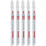 Jigsaw Blade, Bi-Metal, T-Shank, 4" L, 8 TPI