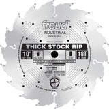 Industrial Saw Blade - Ripping, 10", 18 Teeth, Wood Use