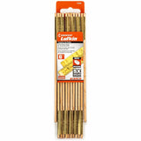 Red End® Oversized Brick Mason Rule, 6' L, Wood, 1/16" Graduations
