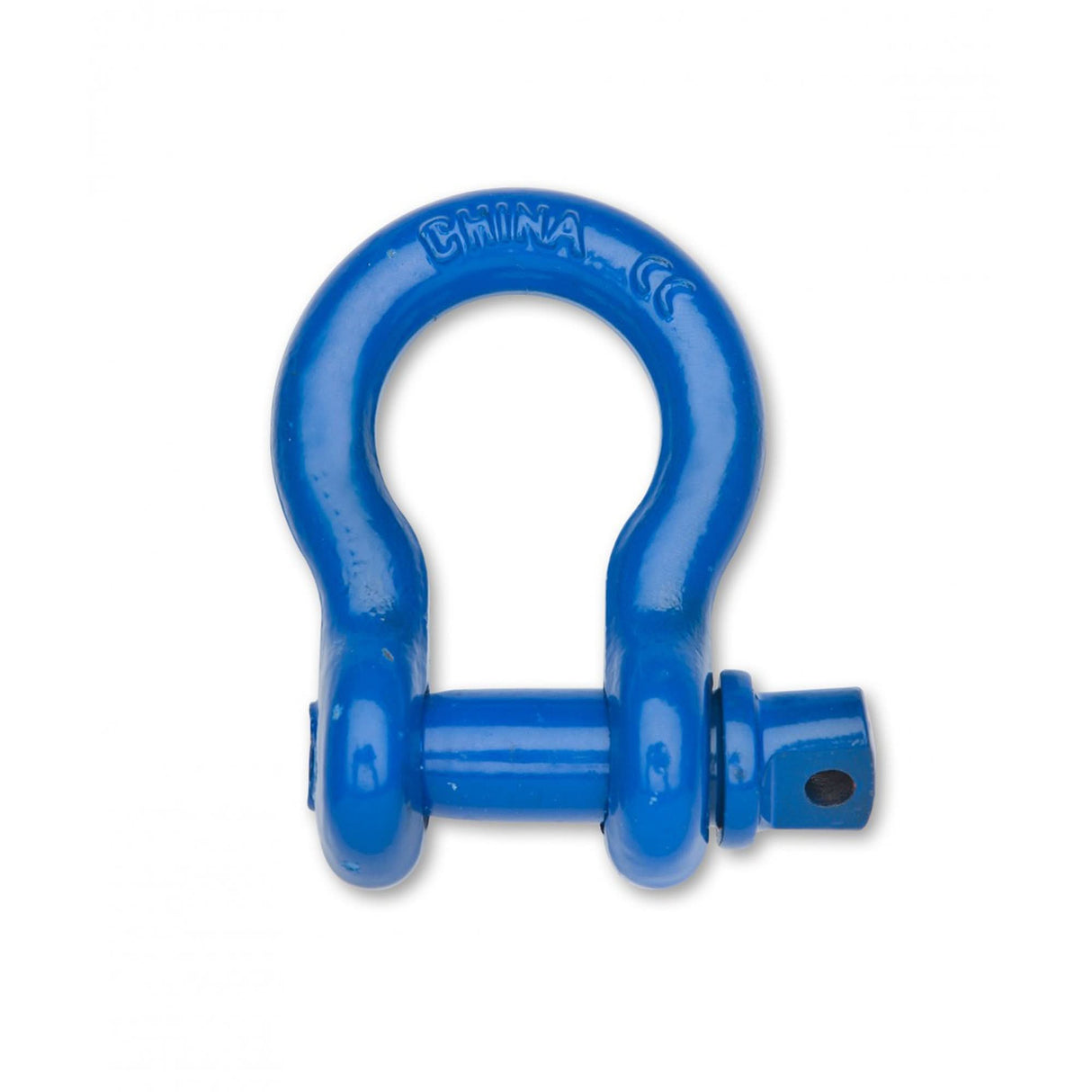 Farm Clevis Anchor Shackle, 5/8", Screw Pin, Coated