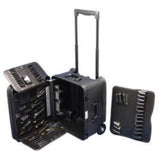 2-Wheel Service Tool Kit, 16-3/4" W x 13-1/2" D x 20" H, Black
