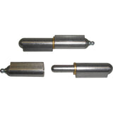 Weld-On Hinge with Washer, 5/16" Dia. x 2" L, Mild Steel w/Fixed Brass Pin